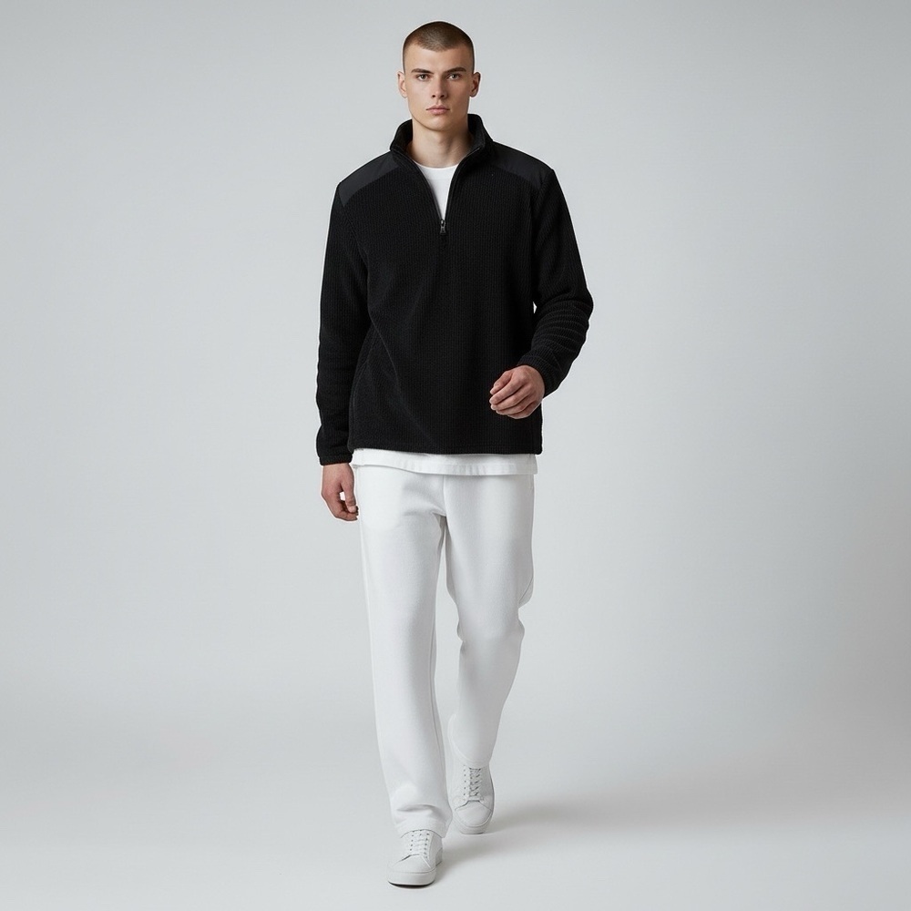 KUHL CHIANTI FLEECE GRAY SIZE MEDIUM WOOL BLEND MENS